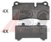 AUDI 4L0698451C Brake Pad Set, disc brake